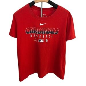 Cardinals Baseball Tee-Nike Dri-Fit Authentic Collection Performance Apparel